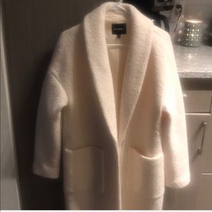 Cream Medium Wool Express Coat
